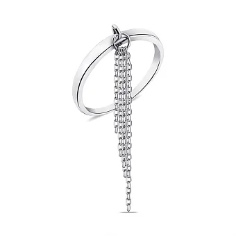 Серебряное кольцо Trendy Style с подвеской (арт. 7501/6529)