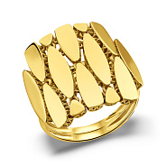 Широка каблучка Francelli з жовтого золота (арт. 156562ж)