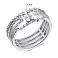 Серебряное кольцо с фианитами (арт. 7501/6818) – изображение 2