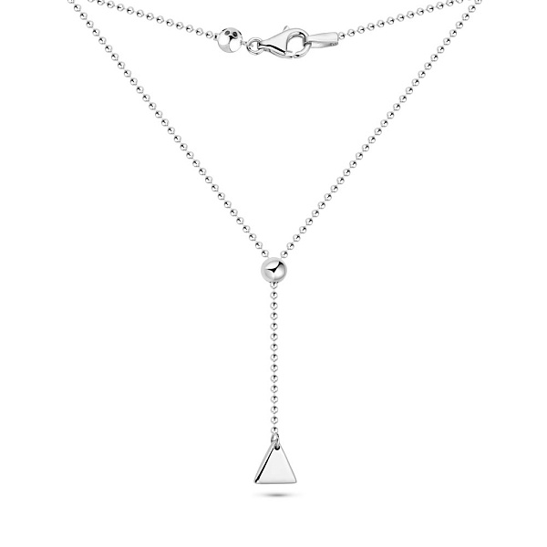 Колье Fly из белого золота с длинной подвеской (арт. 352375/1б) – изображение 2