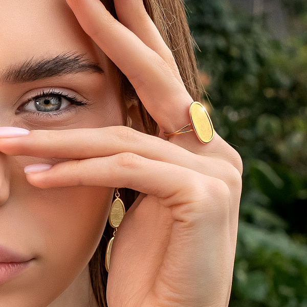 Золотое кольцо Diva (арт. 154965ж) – изображение 2