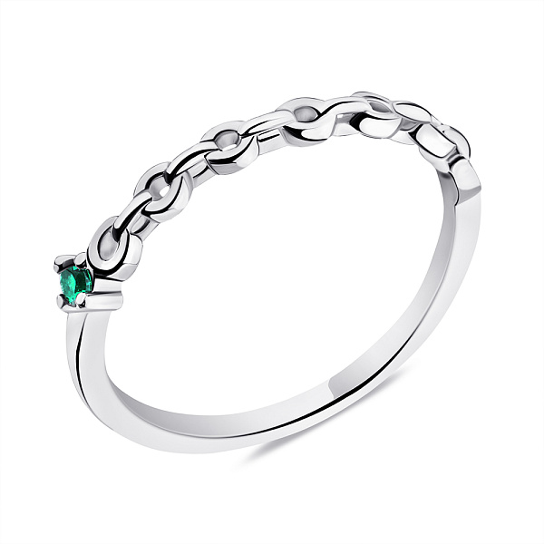 Серебряное кольцо с альпинитом (арт. 7501/6380аз) – изображение 1