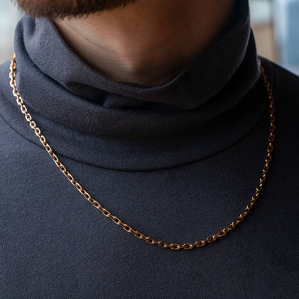 Цепочка из красного золота Якорного плетения (арт. Ц306228) – изображение 2