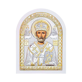 Икона Николай Чудотворец (60Х75 мм) (арт. A-1/003G/B)