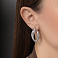 Сережки из белого золота Francelli (арт. е108243/35б) – изображение 2