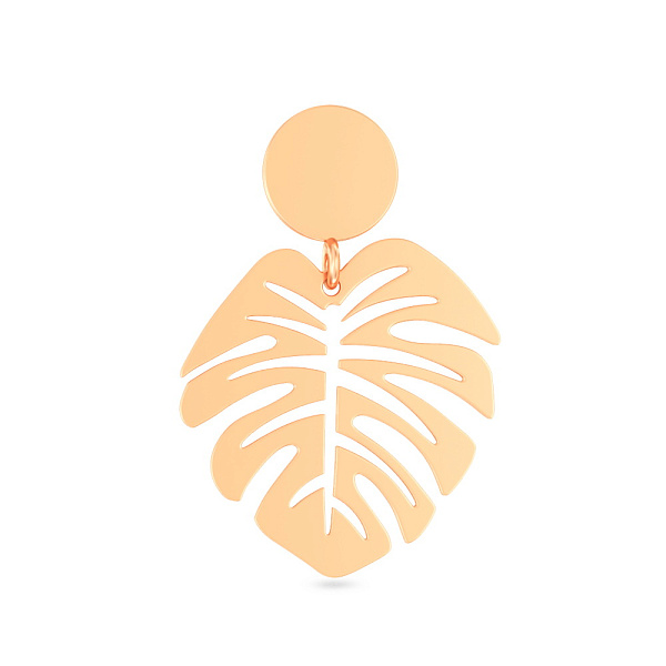 Золотая подвеска Листочек (арт. 441414) – изображение 1