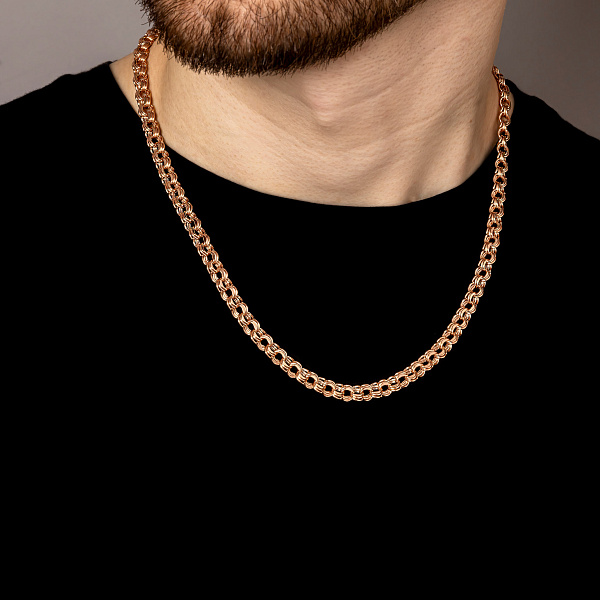 Цепочка плетения Бисмарк из золота (арт. Ц300318) – изображение 2