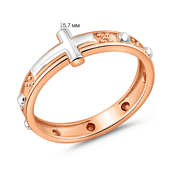 Золота каблучка Вервичка (арт. 1401153кб) – зображення 2