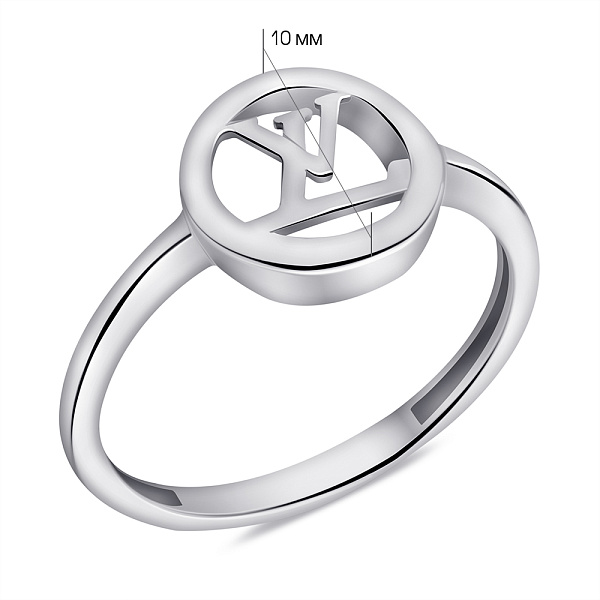 Серебряное кольцо без камней (арт. 7501/5030) – изображение 2