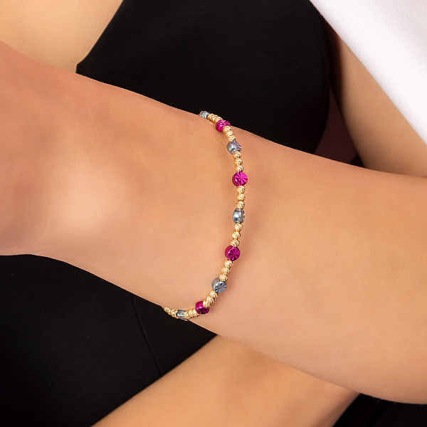 Браслет из желтого золота Francelli (арт. 3261098ждмлн) – изображение 2