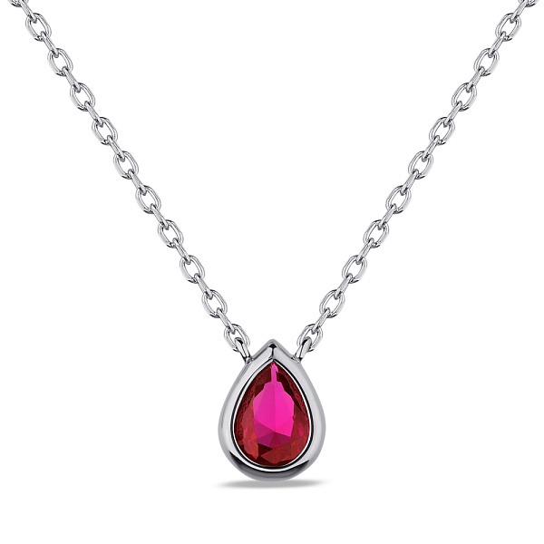 Серебряное колье с альпинитом (арт. 7507/2110ак) – изображение 1