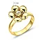 Золотое кольцо Francelli Цветок (арт. 155719ж) – изображение 2