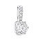 Серебряный кулон с крупным фианитом (арт. 7503/4739) – изображение 1
