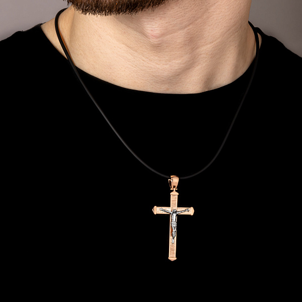 Золотий хрестик з розп'яттям (арт. 500681) – зображення 2