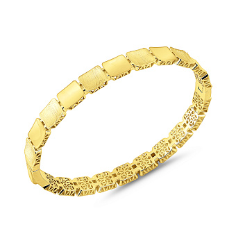 Жорсткий золотий браслет (арт. 3261387жм)