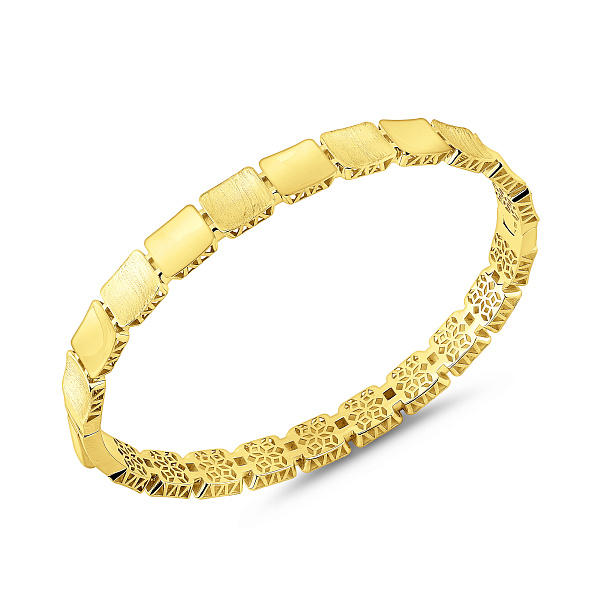 Жорсткий золотий браслет (арт. 3261387жм) – зображення 1