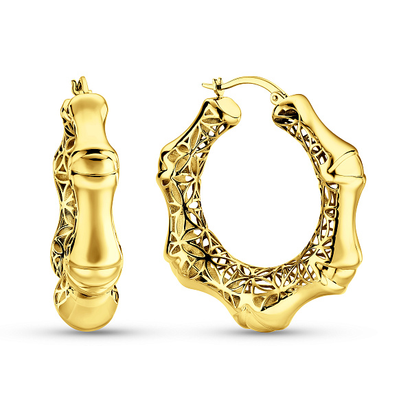 Серьги из желтого золота Francelli (арт. 1101082ж) – изображение 6