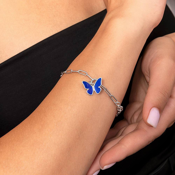 Золотий браслет Метелик (арт. 3261030бес) – зображення 2