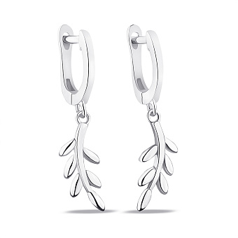 Фото Срібні сережки без каменів (арт. 7502/9030)