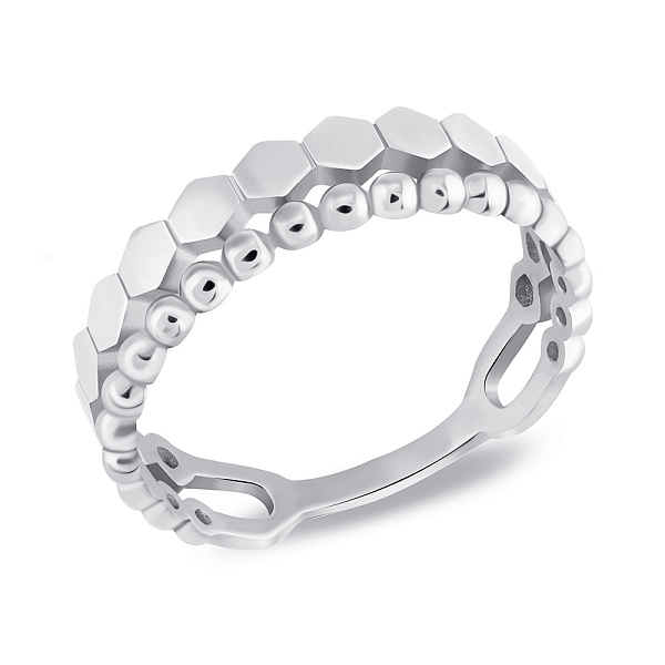 Срібна каблучка без каменів (арт. 7501/8025) – зображення 1