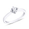 Серебряное кольцо с фианитом (арт. 7501/3796) – изображение 1