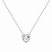 Серебряное колье Сердце с фианитами (арт. 7507/1770) – изображение 1