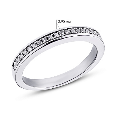 Серебряное кольцо с фианитами (арт. 7501/3692)