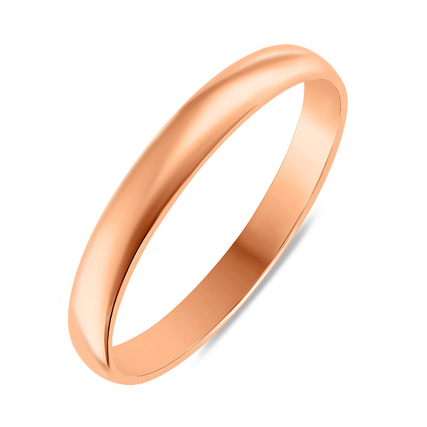 Тонка обручка без каменів (арт. 239227) – зображення 1