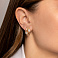 Серьги из красного золота с фианитами (арт. 1091906) – изображение 2