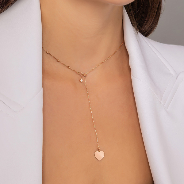 Колье из красного золота (арт. 352769) – изображение 2