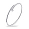 Серебряный браслет "Гвоздь" с фианитами (арт. 7509/3550) – изображение 1