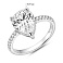 Серебряное кольцо с фианитами (арт. 7501/4550/2) – изображение 2