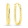 Серьги-кольца из желтого золота (арт. 1091571/30ж) – изображение 1