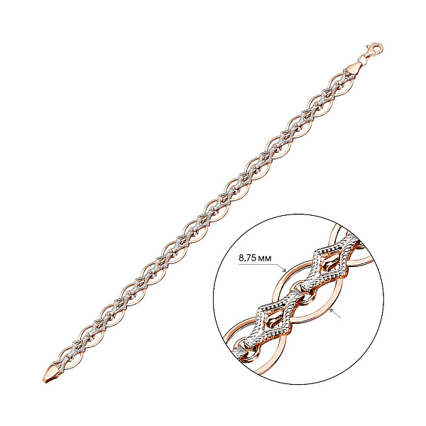 Браслет золотой (арт. 323374кб) – изображение 2