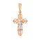 Золотий дитячий хрестик з розп'яттям (арт. 501327) – зображення 1
