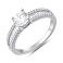 Серебряное кольцо с фианитами (арт. 7501/8239) – изображение 1