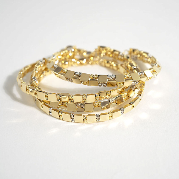 Браслет Francelli из желтого и белого золота (арт. 326137жб) – изображение 2