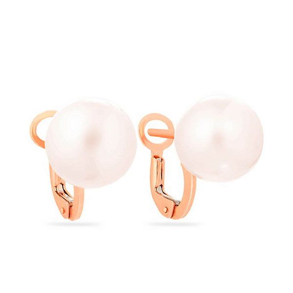 Золотые серьги с жемчугом  (арт. 104060) – изображение 1