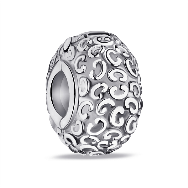 Серебряный шарм без камней (арт. 7503/3100608) – изображение 1