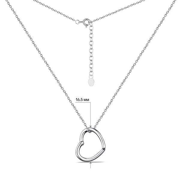 Колье серебряное с подвеской (арт. 7507/1916) – изображение 3