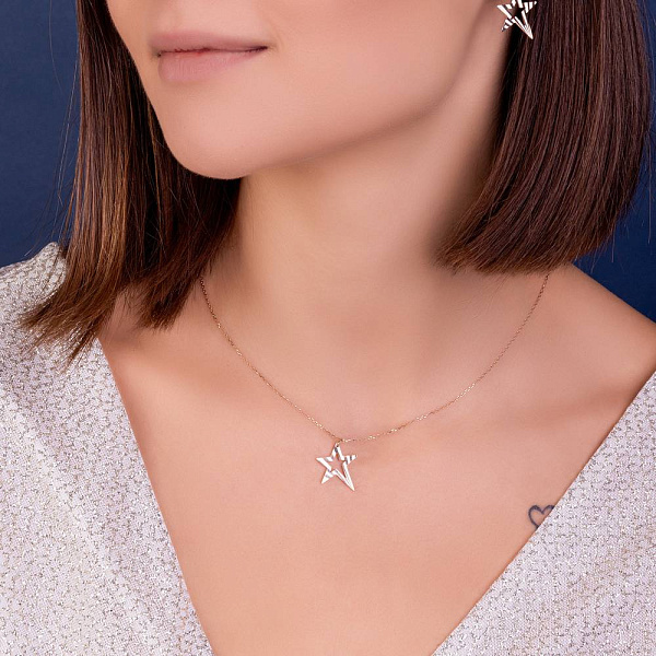 Золотое колье (арт. 361268) – изображение 2