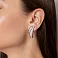 Серьги из белого золота Francelli (арт. 1091850б) – изображение 5