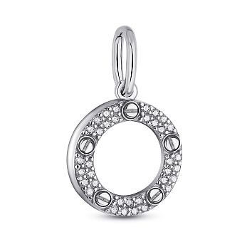 Серебряный подвес с фианитами (арт. 7503/692пп)