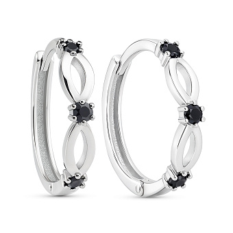 Золотые серьги с сапфирами (арт. 111289Пбс)