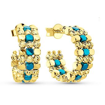 Фото Серьги из желтого золота Francelli (арт. 1091599жс)