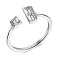 Серебряное кольцо с фианитами (арт. 7501/6869) – изображение 1