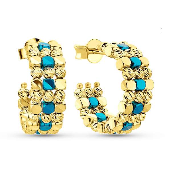 Сережки з жовтого золота Francelli (арт. 1091599жс) – зображення 1