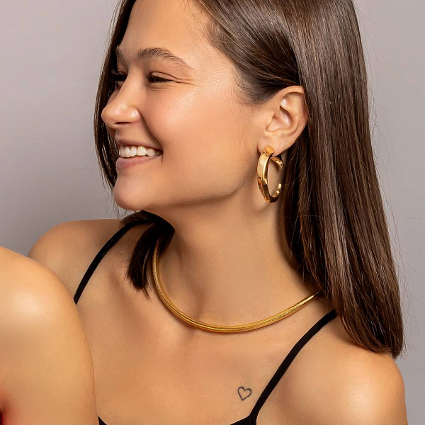 Колье Francelli из желтого золота (арт. 352852ж) – изображение 5