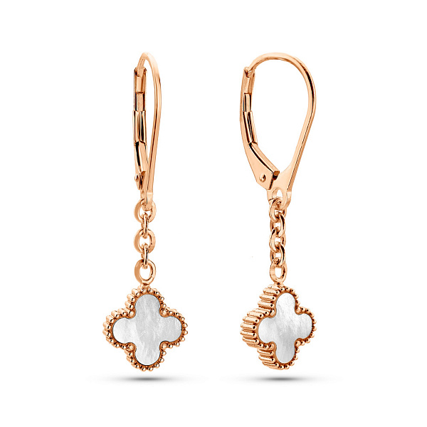 Золоті сережки з перламутром (арт. 1091536/8п) – зображення 1