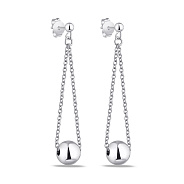 Фото Серебряные серьги-пусеты Trendy Style без камней (арт. 7518/6576)